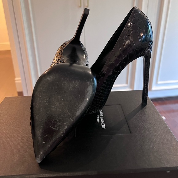 Ysl black real python pumps - Picture 4 of 4